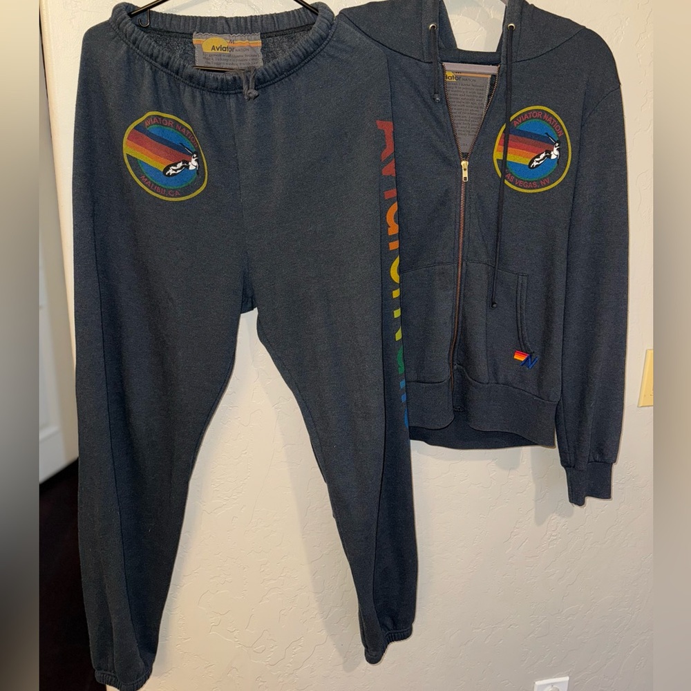 Aviator Nation Charcoal Set retails $350!